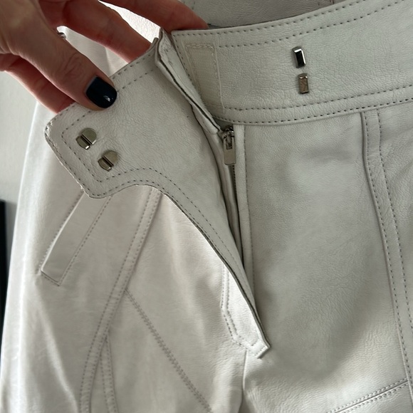 STELLA MCCARTNEY  High-Waisted Faux Leather Pants, NWT - Picture 9 of 17